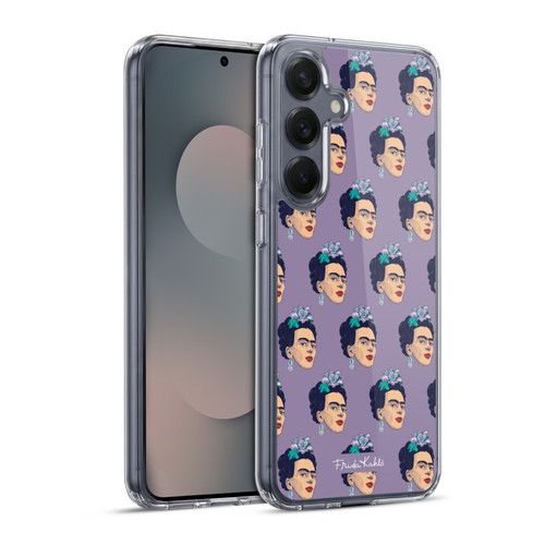 Frida Kahlo Sketch Pattern Soft Gel Case for Samsung Galaxy S25+ & MagSafe