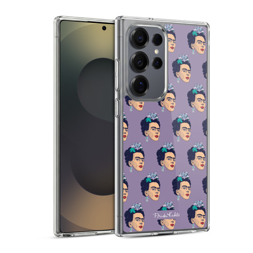 Frida Kahlo Sketch Pattern Soft Gel Case for Samsung Galaxy S25 Ultra & MagSafe