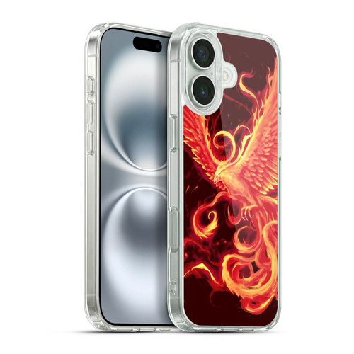 Christos Karapanos Phoenix 3 Resurgence 2 Soft Gel Case for Apple iPhone 16 Plus & MagSafe