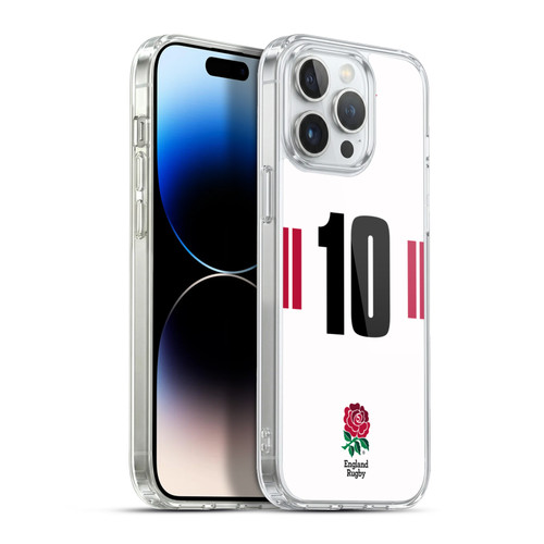 England Rugby Union 2022/23 Players Home Kit Position 10 Soft Gel Case for Apple iPhone 13 Pro Max & MagSafe