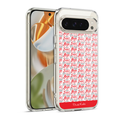 Frida Kahlo Typography Lover Red Soft Gel Case for Google Pixel 9 / Pixel 9 Pro