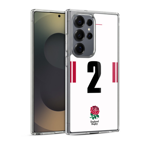 England Rugby Union 2022/23 Players Home Kit Position 2 Soft Gel Case for Samsung Galaxy S25 Ultra & MagSafe