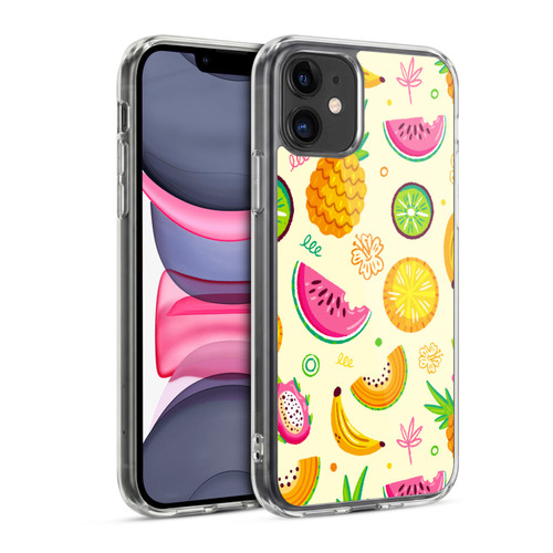 Haroulita Food - Fruits Fruit Patterns Soft Gel Case for Apple iPhone 11