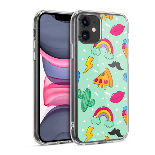 Haroulita Food - Fruits Pizza Soft Gel Case for Apple iPhone 11