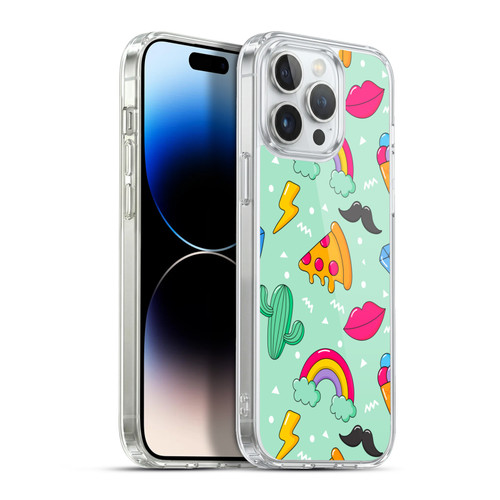 Haroulita Food - Fruits Pizza Soft Gel Case for Apple iPhone 13 Pro Max & MagSafe