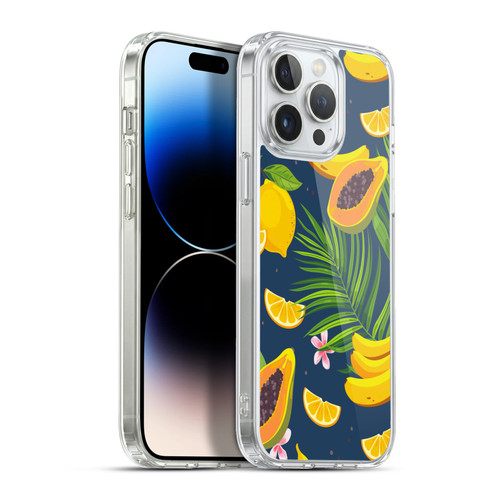 Haroulita Food - Fruits Yellow Fruits Soft Gel Case for Apple iPhone 13 Pro Max & MagSafe