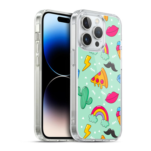 Haroulita Food - Fruits Pizza Soft Gel Case for Apple iPhone 13 Pro & MagSafe