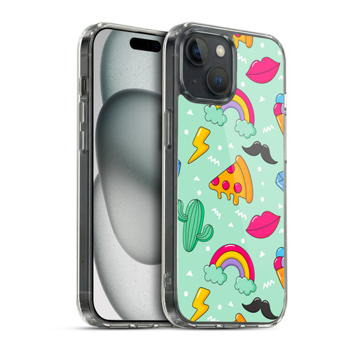Haroulita Food - Fruits Pizza Soft Gel Case for Apple iPhone 15 & MagSafe
