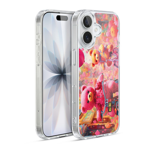 Michael David Ward Psychedelic Art Bears In Wonderland Soft Gel Case for Apple iPhone 17