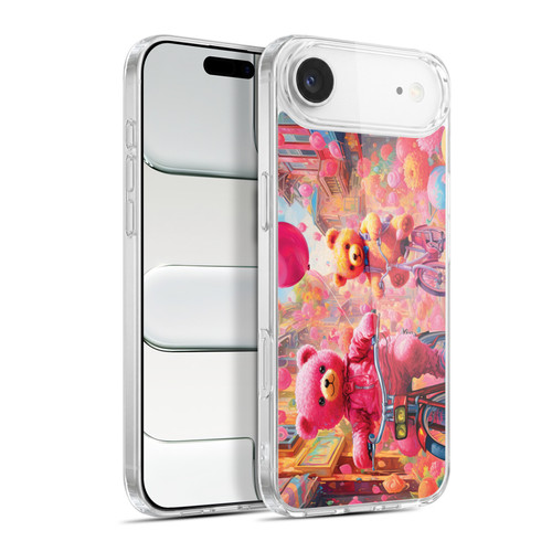 Michael David Ward Psychedelic Art Bears In Wonderland Soft Gel Case for Apple iPhone 17 Air