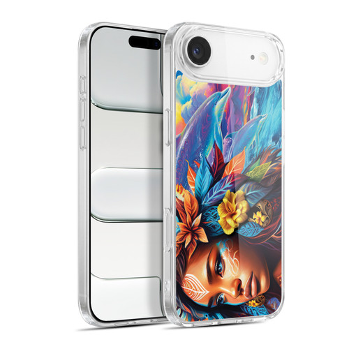 Michael David Ward Psychedelic Art Ocean Spirit Soft Gel Case for Apple iPhone 17 Air