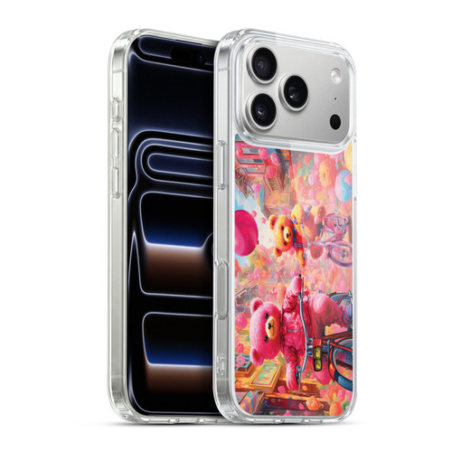 Michael David Ward Psychedelic Art Bears In Wonderland Soft Gel Case for Apple iPhone 17 Pro Max
