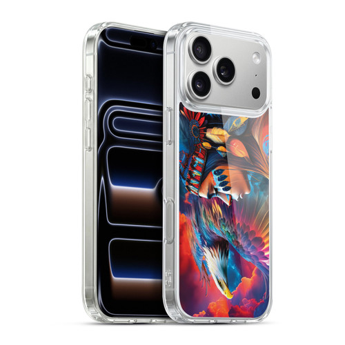 Michael David Ward Psychedelic Art Eagle Soft Gel Case for Apple iPhone 17 Pro Max