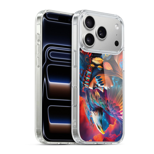 Michael David Ward Psychedelic Art Eagle Soft Gel Case for Apple iPhone 17 Pro