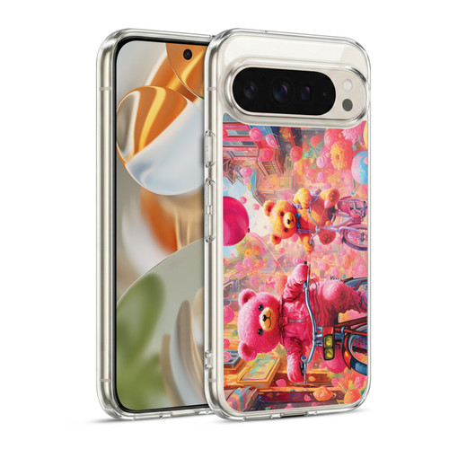 Michael David Ward Psychedelic Art Bears In Wonderland Soft Gel Case for Google Pixel 9 / Pixel 9 Pro