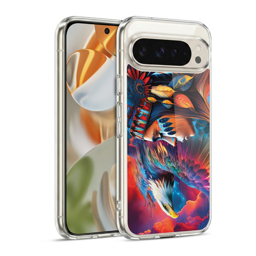 Michael David Ward Psychedelic Art Eagle Soft Gel Case for Google Pixel 9 / Pixel 9 Pro