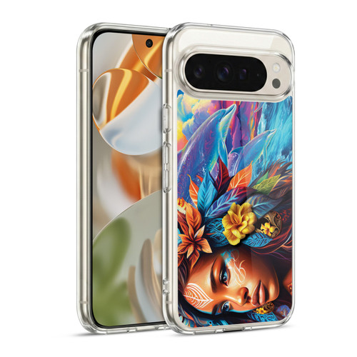 Michael David Ward Psychedelic Art Ocean Spirit Soft Gel Case for Google Pixel 9 / Pixel 9 Pro
