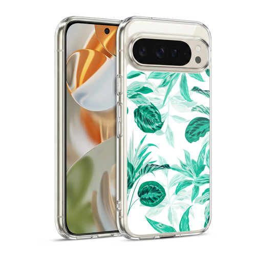 Haroulita Leaves 2 Tropical Leaves Soft Gel Case for Google Pixel 9 / Pixel 9 Pro