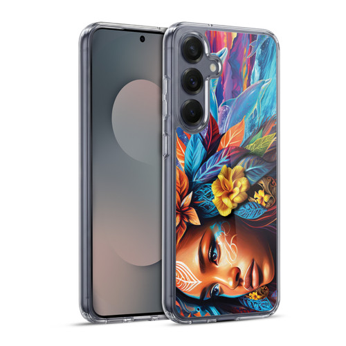 Michael David Ward Psychedelic Art Ocean Spirit Soft Gel Case for Samsung Galaxy S25+ & MagSafe