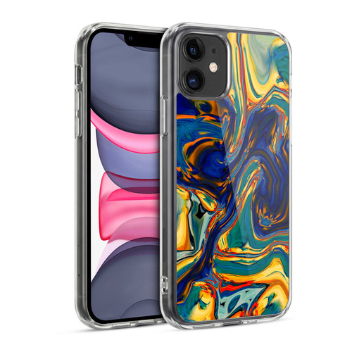 Haroulita Liquid Marble Sunset Soft Gel Case for Apple iPhone 11