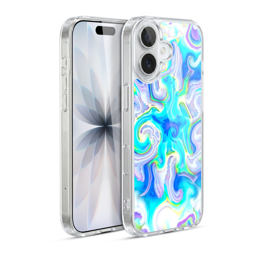 Haroulita Liquid Marble Aquatic Soft Gel Case for Apple iPhone 17