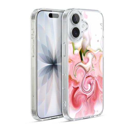 Haroulita Liquid Marble Blush Soft Gel Case for Apple iPhone 17