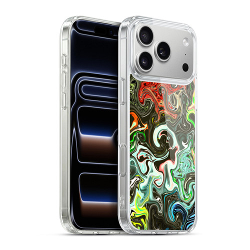 Haroulita Liquid Marble Abstract Soft Gel Case for Apple iPhone 17 Pro Max
