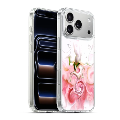 Haroulita Liquid Marble Blush Soft Gel Case for Apple iPhone 17 Pro Max