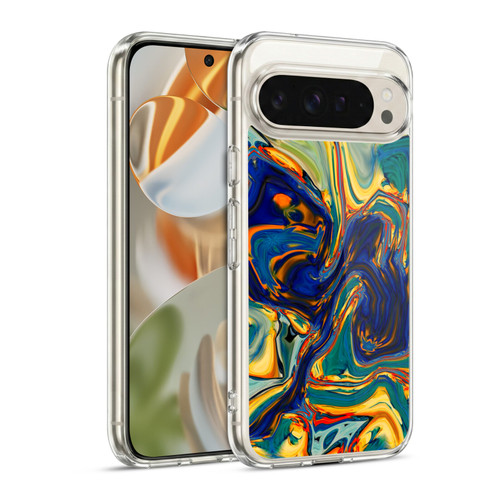 Haroulita Liquid Marble Sunset Soft Gel Case for Google Pixel 9 / Pixel 9 Pro