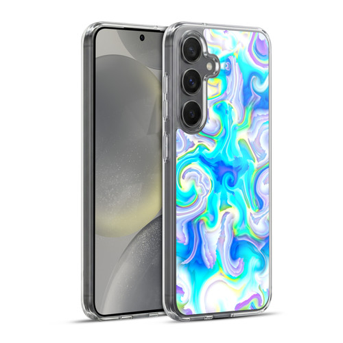 Haroulita Liquid Marble Aquatic Soft Gel Case for Samsung Galaxy S24+ 5G & MagSafe