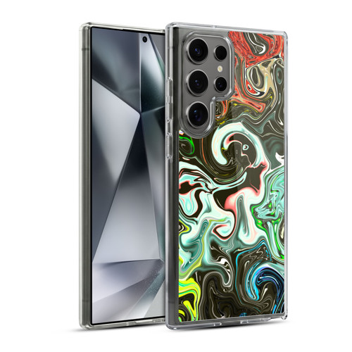 Haroulita Liquid Marble Abstract Soft Gel Case for Samsung Galaxy S24 Ultra 5G & MagSafe