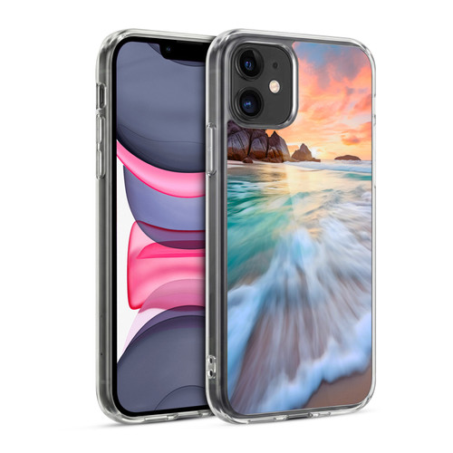 Haroulita Sceneries Sunset Beach Soft Gel Case for Apple iPhone 11