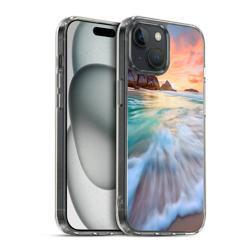 Haroulita Sceneries Sunset Beach Soft Gel Case for Apple iPhone 15 & MagSafe