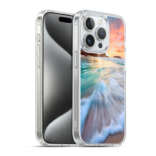 Haroulita Sceneries Sunset Beach Soft Gel Case for Apple iPhone 15 Pro & MagSafe