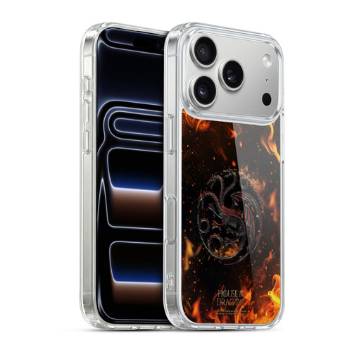 House Of The Dragon: Television Series Season 2 Key Art Black Soft Gel Case for Apple iPhone 17 Pro