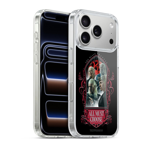 House Of The Dragon: Television Series Season 2 Key Art The Black Council Soft Gel Case for Apple iPhone 17 Pro