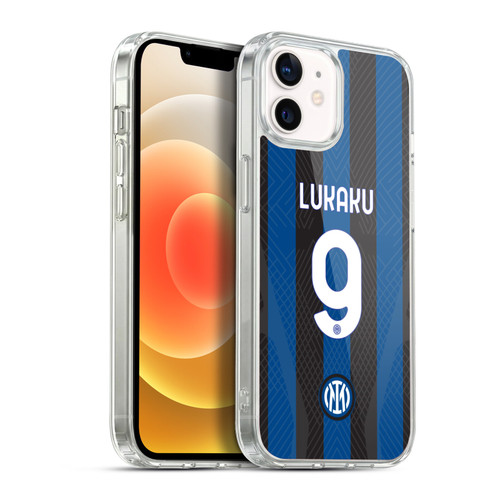 Fc Internazionale Milano 2022/23 Players Home Kit Romelu Lukaku Soft Gel Case for Apple iPhone 12 / iPhone 12 Pro & MagSafe
