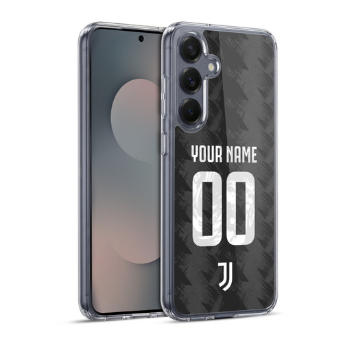 Custom Customised Personalised Juventus Football Club 2022/23 Match Kit Away Soft Gel Case for Samsung Galaxy S25+ & MagSafe