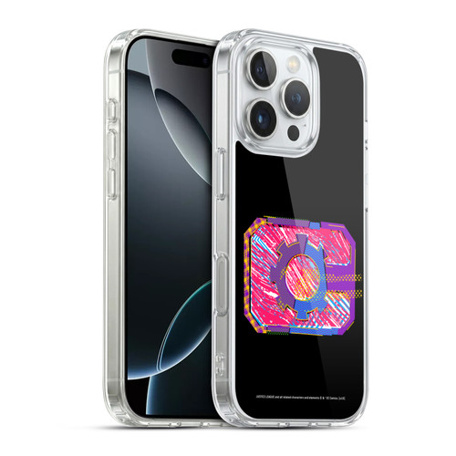 Justice League DC Comics Dark Electric Pop Icons Cyborg Soft Gel Case for Apple iPhone 16 Pro & MagSafe