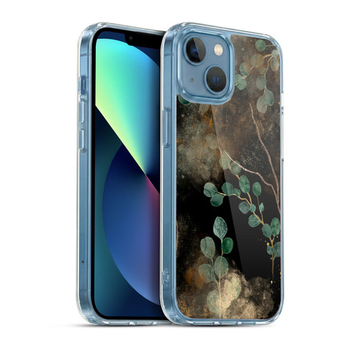 LebensArt Mix Art Eucalyptus Soft Gel Case for Apple iPhone 13 Mini & MagSafe