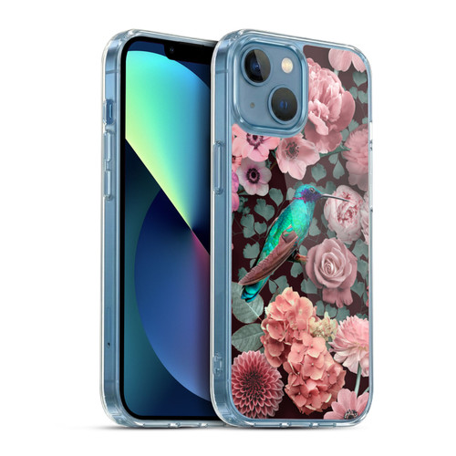 LebensArt Mix Art Hummingbird Romance Soft Gel Case for Apple iPhone 13 Mini & MagSafe