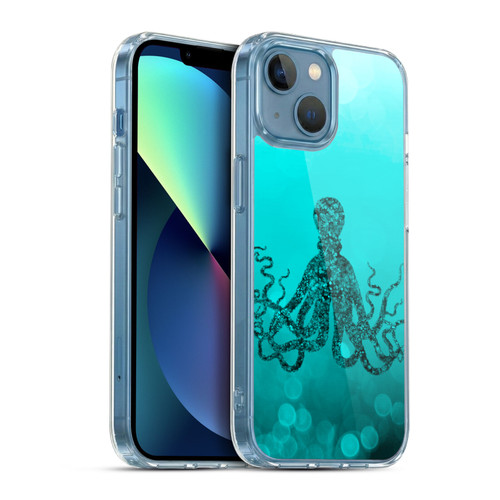 LebensArt Mix Art Octopus Soft Gel Case for Apple iPhone 13 Mini & MagSafe