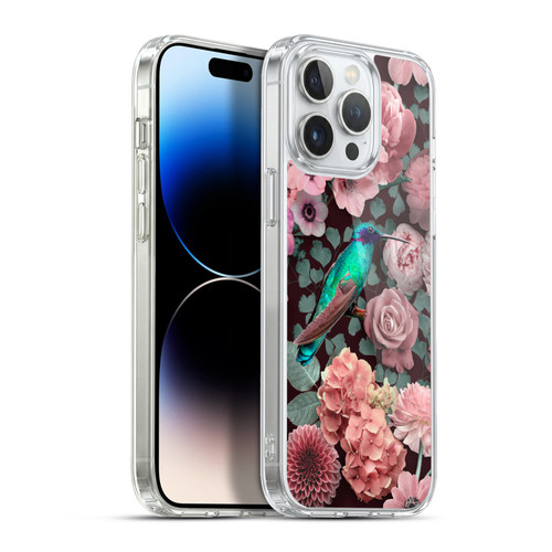 LebensArt Mix Art Hummingbird Romance Soft Gel Case for Apple iPhone 13 Pro Max & MagSafe