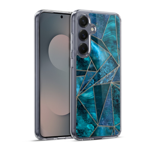 LebensArt Gemstone Marble Stained Glass Soft Gel Case for Samsung Galaxy S25+ & MagSafe