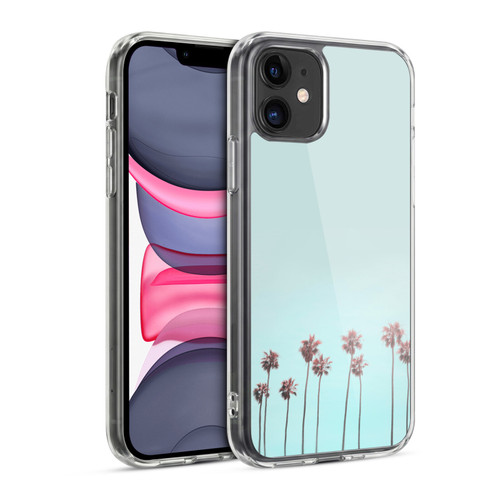 LebensArt Pastels Paradise Palm Soft Gel Case for Apple iPhone 11