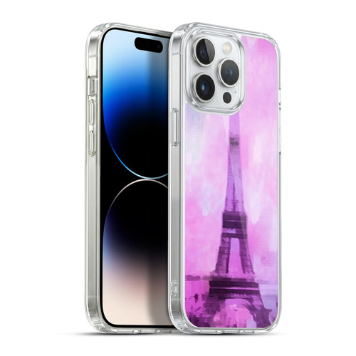 LebensArt Pastels Abstract Soft Gel Case for Apple iPhone 13 Pro Max & MagSafe