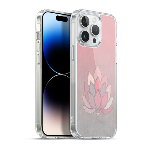 LebensArt Pastels Lotus Soft Gel Case for Apple iPhone 13 Pro Max & MagSafe