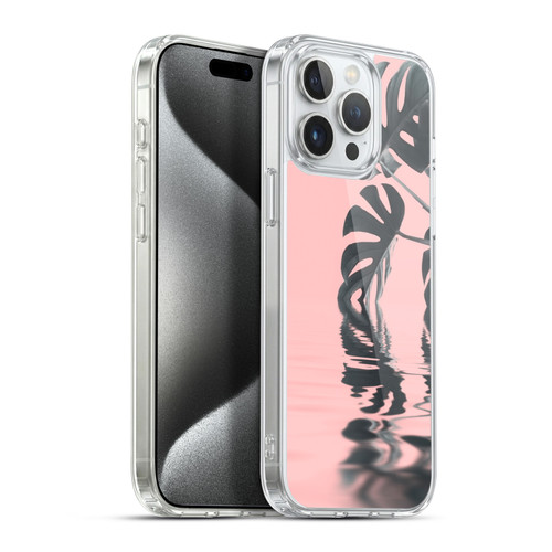 LebensArt Pastels Monstera Soft Gel Case for Apple iPhone 15 Pro Max & MagSafe