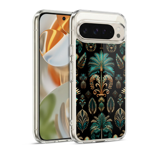 LebensArt Mix Art Art Deco Gold Teal Kopie Soft Gel Case for Google Pixel 9 / Pixel 9 Pro