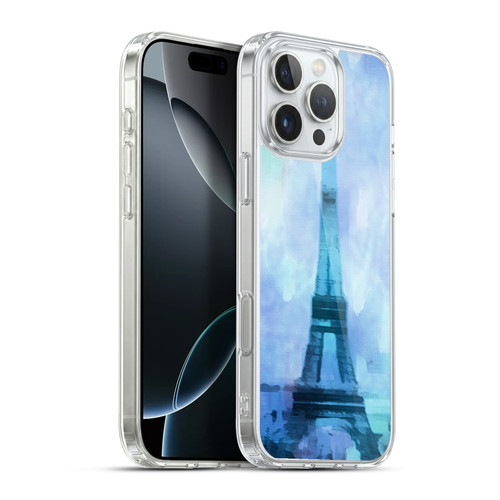 LebensArt Pastels Blue Soft Gel Case for Apple iPhone 16 Pro Max & MagSafe